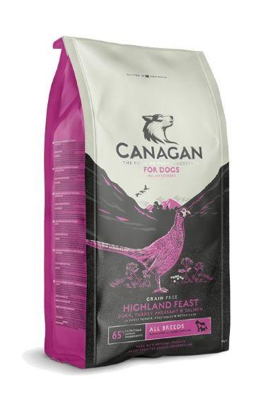 Canagan Highland Feast - Сухой корм для собак с уткой и фазаном
