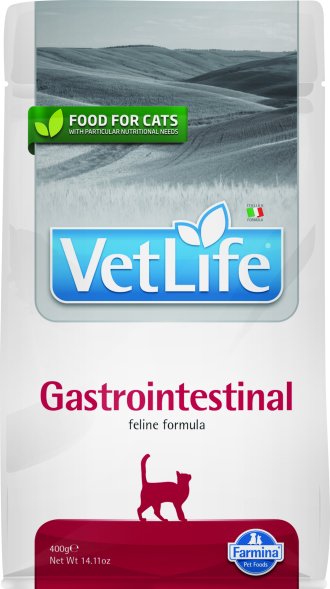 Farmina Vet Life Gastrointestinal - Лечебный корм для кошек с проблемами ЖКТ