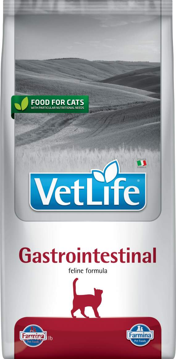 Farmina Vet Life Gastrointestinal - Лечебный корм для кошек с проблемами ЖКТ  купить в зоомагазине «PetXP»