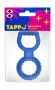 Tappi - Игрушка для собак "Ригель" кольцо цветное с ручкой, голубой