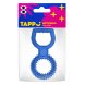 Tappi - Игрушка для собак &amp;quot;Ригель&amp;quot; кольцо цветное с ручкой, голубой