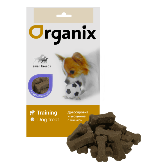 Organix - Мини косточки для дрессировки собак мелких пород 50гр