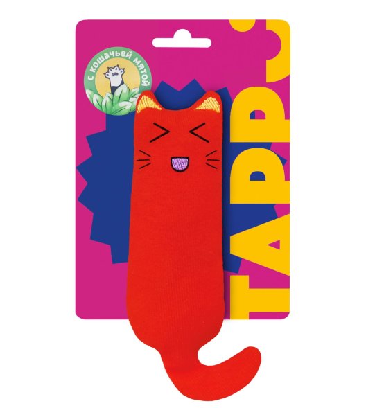 Tappi - Игрушка для кошек, котик с кошачьей мятой