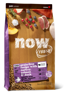 Now Fresh - Сухой корм для пожилых кошек, с индейкой, лососем и уткой, контроль веса