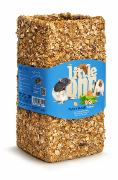 Little One - Лакомство - игрушка, туннель средний для морских свинок, крыс и других грызунов, 270гр
