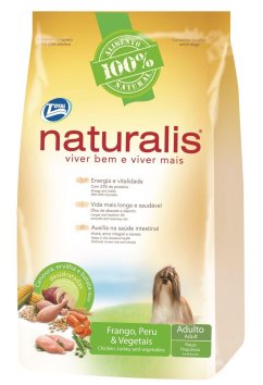 Naturalis Adult Small - сухой корм для собак мелких пород с индейкой, курицей и овощами