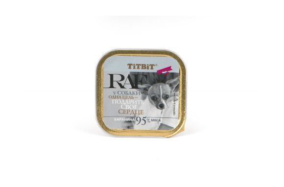 TiTBiT RAF - Паштет для собак с бараниной 100 гр