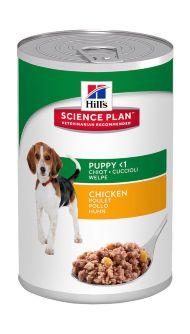 Hill's Science Plan Puppy Chicken - Консервы для Щенков, с цыпленком 370 гр