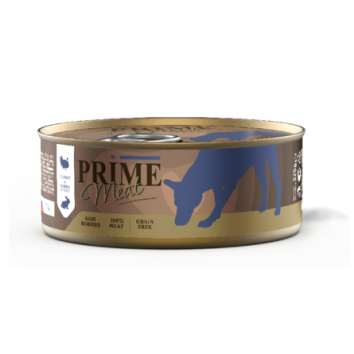 Prime - Консервы для собак, Индейка с Кроликом, Филе в желе, 325 гр