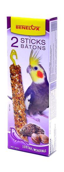 Benelux Seedsticks - Лакомые палочки с витаминами, йодом и клетчаткой для длиннохвостых попугаев