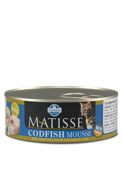 Farmina Matisse - Консервы для кошек, мусс с Треской 85 гр