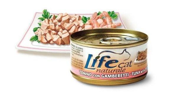 4047.580 LifeCat Tuna with Shrimps - Konservi dlya Koshek s tyncom i krevetkami v bylone 70 gr kypit v zoomagazine «PetXP» 79946.jpg
