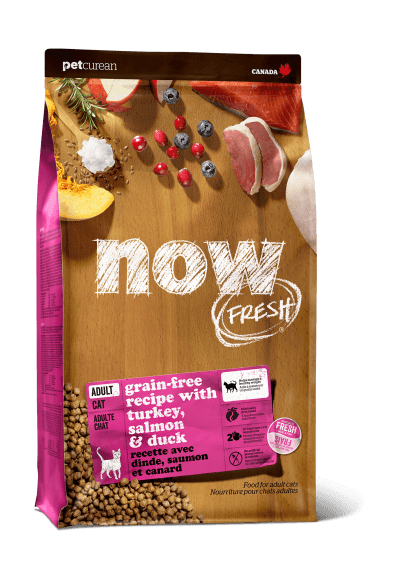 Now Fresh Adult Cat - Сухой корм для кошек, с индейкой, лососем и уткой