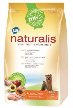 Naturalis Adult Small - сухой корм для собак мелких пород с курицей, индейкой, папайей и яблоком