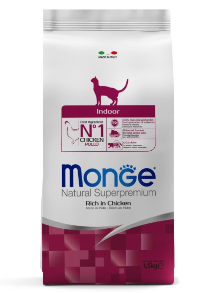 Monge Indoor - Сухой корм для домашних кошек
