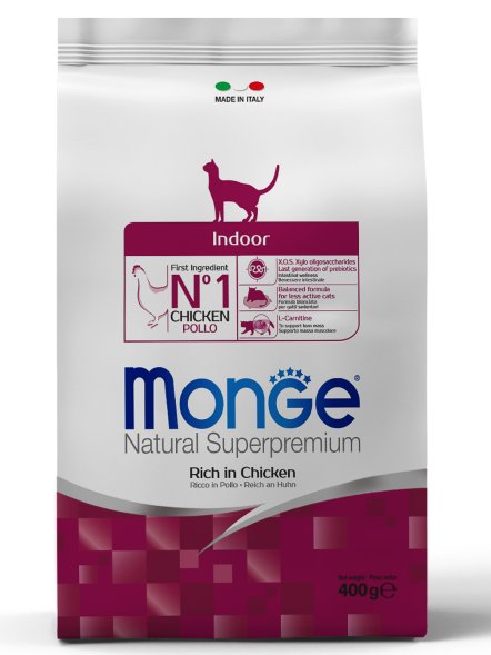 Monge Indoor - Сухой корм для домашних кошек