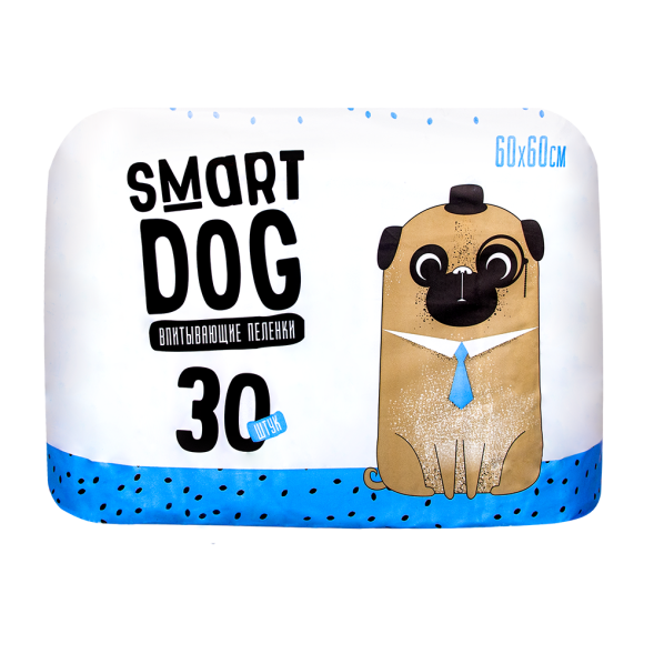 Smart Dog - впитывающие пеленки для собак 60*60 см