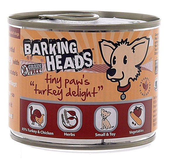 Barking Heads - Консервы для собак мелких пород с индейкой
