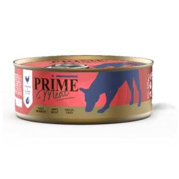 Prime - Консервы для собак, Курица с Креветкой, Филе в желе, 325 гр