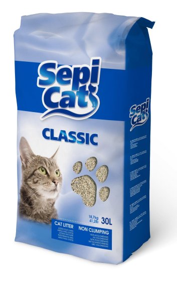 Sepicat - впитывающий наполнитель для кошачьего туалета (Natural)