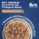 Brit - Пауч для взрослых кошек, Ассорти из птицы, в желе, 85 гр