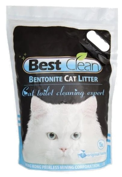 Best Clean - Оригинальный наполнитель комкующийся (бентонит в шариках) 5 л
