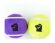 Mr.Kranch Игрушка - для собак Теннисный мяч малый 5 см набор 2 шт. желтый/фиолетовый