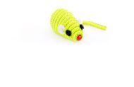 Papillon - Игрушка для кошек Светоотражающая мышка с погремушкой, желтая, 5 см