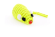 Papillon - Игрушка для кошек Светоотражающая мышка с погремушкой, желтая, 5 см