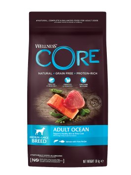 Core - Сухой корм для собак с лососем, для средних и крупных пород