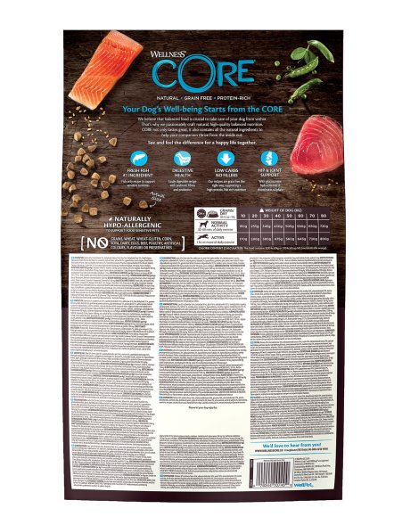 Core - Сухой корм для собак с лососем, для средних и крупных пород