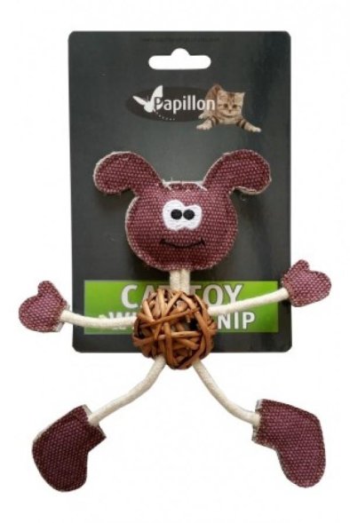 Papillon - Игрушка для кошек &amp;quot;Собачка&amp;quot; с кошачьей мятой