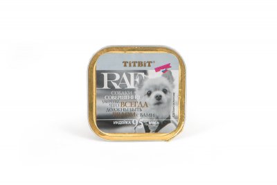 TiTBiT RAF - Паштет для собак с индейкой 100 гр