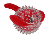 DOGMAN - Игрушка для собак, Мяч "Скат" пищащий, 6.5 см