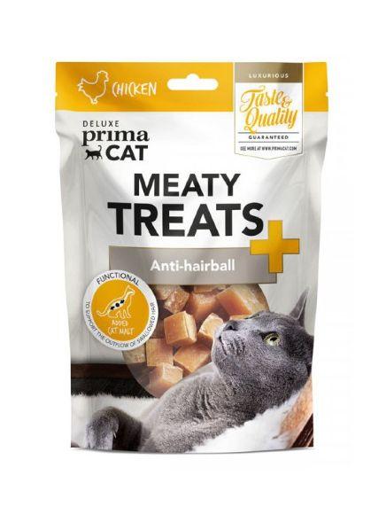 PrimaCat Meaty Treats Anti-Hairball - Лакомство для кошек "выведение шерсти" 30гр