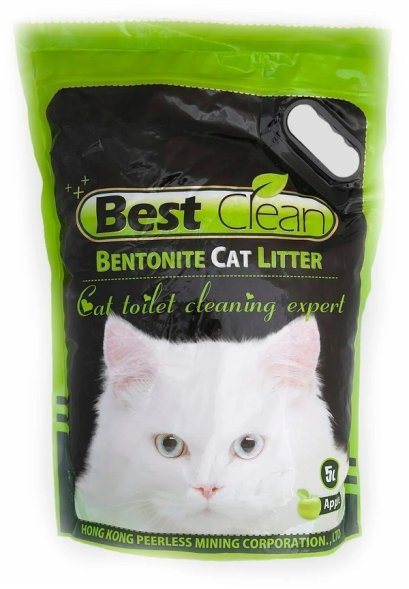 Best Clean - Комкующийся ароматизированный наполнитель, в шариках, 5 л (Яблоко)