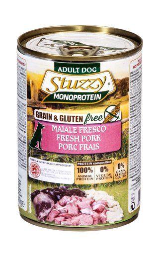 Stuzzy Monoprotein - Влажный корм для взрослых собак всех пород со свежей свининой