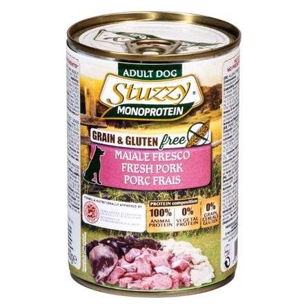 Stuzzy Monoprotein (Монопротеин) - Влажный корм для взрослых собак всех пород со свежей свининой