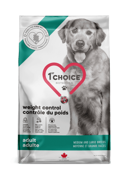 1St Choice Weight Control Medium and Large Breeds - Сухой корм для собак, контроль веса 10кг