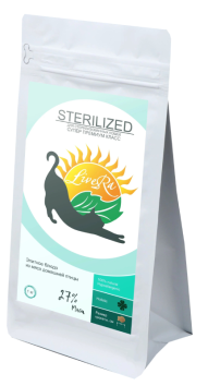 LiveRA Sterilized - Сухой корм для стерилизованных кошек, мясо домашней птицы