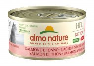 Almo Nature HFC Kitten Salmon and Tuna - Полнорационные консервы для котят Итальянские рецепты: "Лосось и Тунец" 70гр