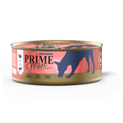 Prime - Консервы для собак, Индейка с Телятиной, Филе в желе, 325 гр