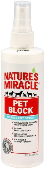 Nature&amp;#039;s Miracle - Отпугивающий спрей для собак 237 мл (Natures Miracle Pet Block Repellent)