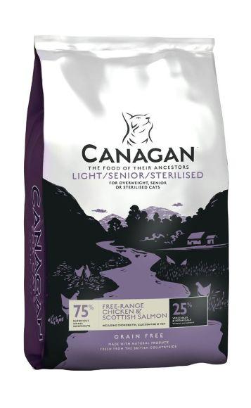 Canagan Light/Senior/Sterilised - Облегченный сухой корм для кошек