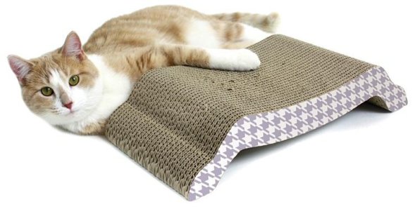 Kitty City - Когтеточка для кошек &amp;quot;Пьедестал&amp;quot;, 9*43*22 см, картон.