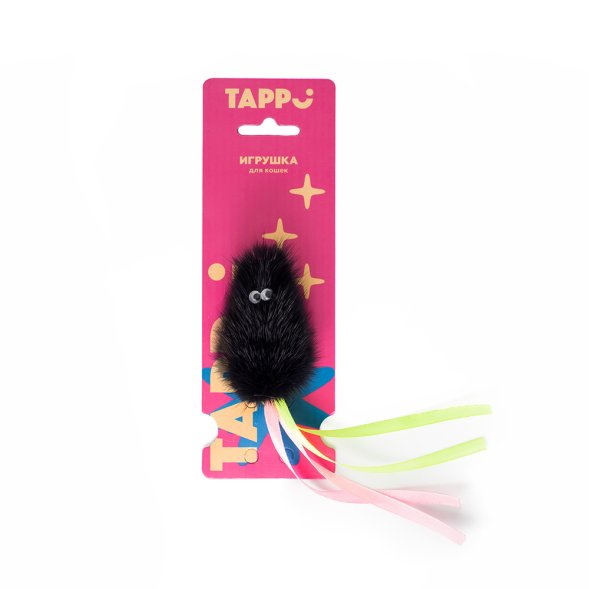 Tappi - Игрушка &amp;quot;Саваж&amp;quot; мышь из натурального меха норки с хвостом из лент