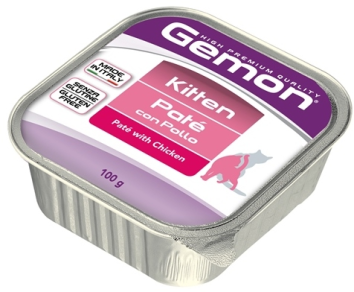 Gemon Cat - Консервы для котят паштет курица 100г