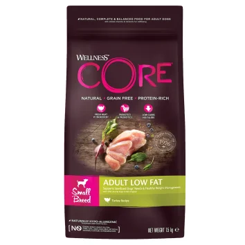 Core - Облегченный корм из индейки с курицей для взрослых собак мелких пород