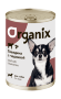 Organix - Консервы для собак, Заливное из говядины с черникой
