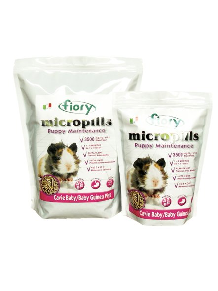 Fiory - Micropills Baby Guinea Pigs корм для морских свинок 1-6 месяцев, 850 г